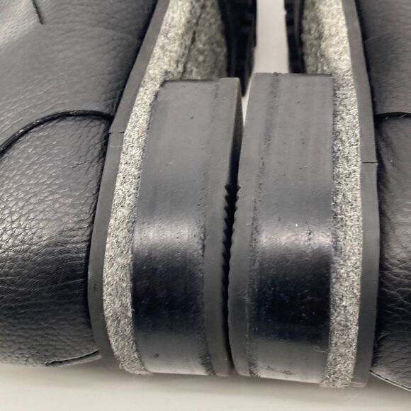 Woolrich Leather Baltimore Harness Wool Booties Double Buckles Lug Sole Grey 6.5 - Picture 12 of 12